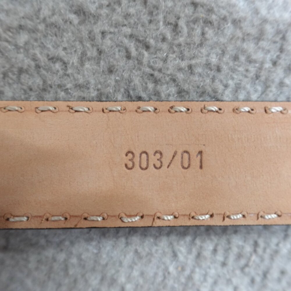 Robert Talbott Belt 38 Brown Solid Lined Dress So… - image 4